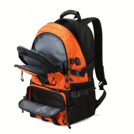 Waterproof Large Capacity Travel Backpack, Multi Functional Mountaineering Bag, Casual Outdoor Camping Hiking Rucksack