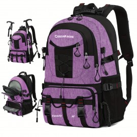 Waterproof Large Capacity Travel Backpack, Multi Functional Mountaineering Bag, Casual Outdoor Camping Hiking Rucksack