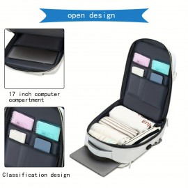 Multifunctional Travel Backpack, Airline-approved Laptop Schoolbag, Outdoor Sports Daypack With Shoes Compartment