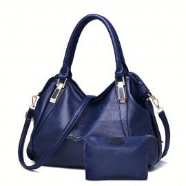 Fashion Handbags For Women, Soft PU Leather Crossbody Bag, Top Handle Satchel Purse For Office