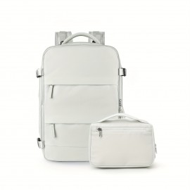 Crescent White Small + Toiletry Bag