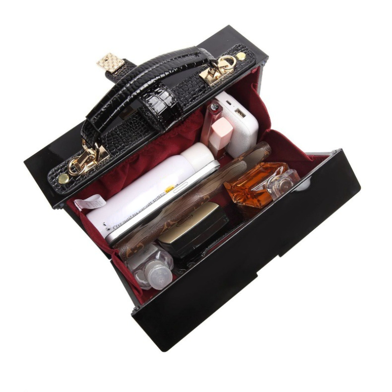 piano shaped handbag acrylic box crossbody bag creative simulated piano bag for cosplay party details 6